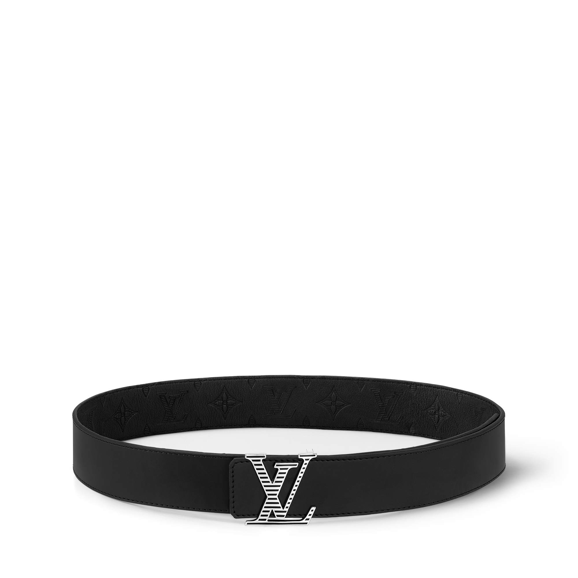 LV Shadow 40mm Reversible Belt Monogram Shadow - Accessories